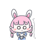うさぎ少女ちゃんの日常会話スタンプ♪（個別スタンプ：17）