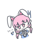 うさぎ少女ちゃんの日常会話スタンプ♪（個別スタンプ：19）