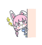 うさぎ少女ちゃんの日常会話スタンプ♪（個別スタンプ：21）