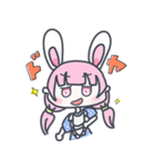 うさぎ少女ちゃんの日常会話スタンプ♪（個別スタンプ：22）
