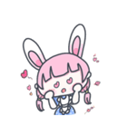 うさぎ少女ちゃんの日常会話スタンプ♪（個別スタンプ：27）