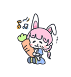 うさぎ少女ちゃんの日常会話スタンプ♪（個別スタンプ：34）