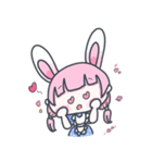 うさぎ少女ちゃんの日常会話スタンプ♪（個別スタンプ：40）