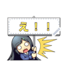 看板女子（個別スタンプ：4）