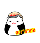 猫ネコねこ寿司すし（≧▽≦）顔文字（個別スタンプ：7）