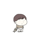 ゆるい赤さん（個別スタンプ：1）