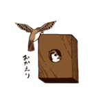 スズメのチュンチュンの日常（個別スタンプ：34）