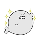 まんまるあざらし【LINEスタンプの日】（個別スタンプ：1）