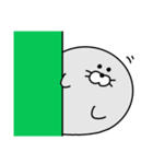 まんまるあざらし【LINEスタンプの日】（個別スタンプ：4）