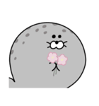 まんまるあざらし【LINEスタンプの日】（個別スタンプ：5）