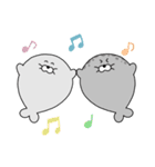 まんまるあざらし【LINEスタンプの日】（個別スタンプ：6）