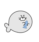 まんまるあざらし【LINEスタンプの日】（個別スタンプ：9）