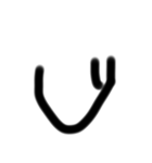 THE ZATUMOJI   version(l) 濁点＆半濁点！（個別スタンプ：7）