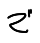 THE ZATUMOJI   version(l) 濁点＆半濁点！（個別スタンプ：14）