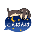 大人の優しい気遣い ダックスフンド タン（個別スタンプ：6）