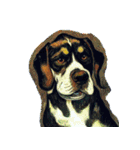 犬の油絵スタンプ ver1（個別スタンプ：13）