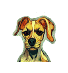 犬の油絵スタンプ ver1（個別スタンプ：30）