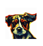 犬の油絵スタンプ ver1（個別スタンプ：39）