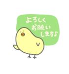 豆ひよこの日常（個別スタンプ：12）