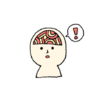 すこし小さくてかわいい脳みそくん（個別スタンプ：28）