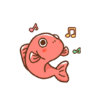 ぷにぷに金魚 日常シリーズ（個別スタンプ：8）