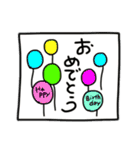 還暦②＊結婚・孫・誕生・お祝い・老い労り（個別スタンプ：28）