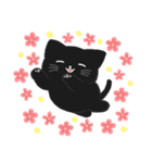大人かわいい毎日黒猫タイ語（個別スタンプ：10）