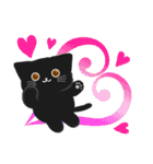 大人かわいい毎日黒猫タイ語（個別スタンプ：18）