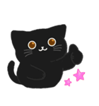 大人かわいい毎日黒猫タイ語（個別スタンプ：26）