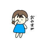 ふつうの女の子(2)（個別スタンプ：10）