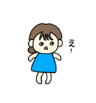 ふつうの女の子(2)（個別スタンプ：14）