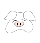 可愛いブタさんスタンプ cute pig  stamp（個別スタンプ：9）