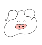 可愛いブタさんスタンプ cute pig  stamp（個別スタンプ：13）