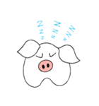 可愛いブタさんスタンプ cute pig  stamp（個別スタンプ：17）