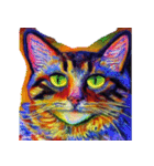猫の油絵スタンプ ver1（個別スタンプ：5）