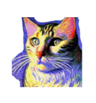 猫の油絵スタンプ ver1（個別スタンプ：29）