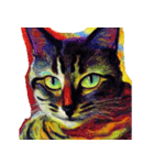 猫の油絵スタンプ ver1（個別スタンプ：31）