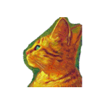猫の油絵スタンプ ver1（個別スタンプ：33）