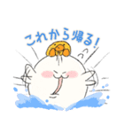 白きち（アザラシ）とぴよタンのスタンプ（個別スタンプ：8）