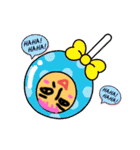ペウスアニマルwithピンクの子（個別スタンプ：8）