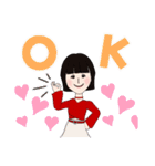 世界の可愛い女子のためのスタンプvol.3（個別スタンプ：2）