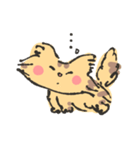 可愛いネコ ひらりスタンプ（個別スタンプ：3）