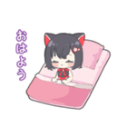福猫ゆなのLINEスタンプ（個別スタンプ：1）