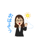 世界の可愛い女子のためのスタンプvol4（個別スタンプ：6）