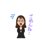 世界の可愛い女子のためのスタンプvol4（個別スタンプ：14）