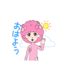 ピンクな人（個別スタンプ：5）