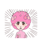 ピンクな人（個別スタンプ：12）