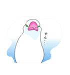 めんこい文鳥2 食べ物といっしょ（個別スタンプ：29）