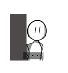 棒人間スタンプ(平成)（個別スタンプ：3）