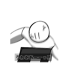 棒人間スタンプ(平成)（個別スタンプ：6）